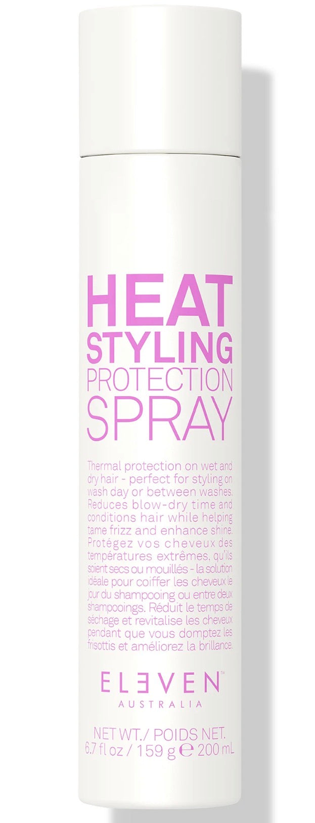 Heat styling protection spray